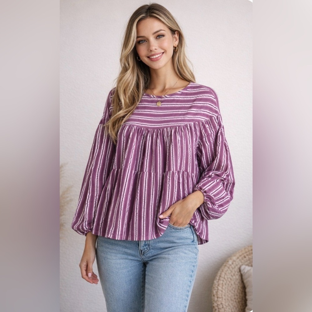 Henrik Vibskov Blouse Top Striped